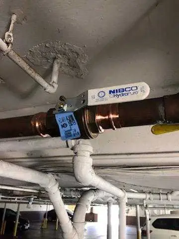 Copper pipe repair and valve work for Backflow Testing in University of California-Davis